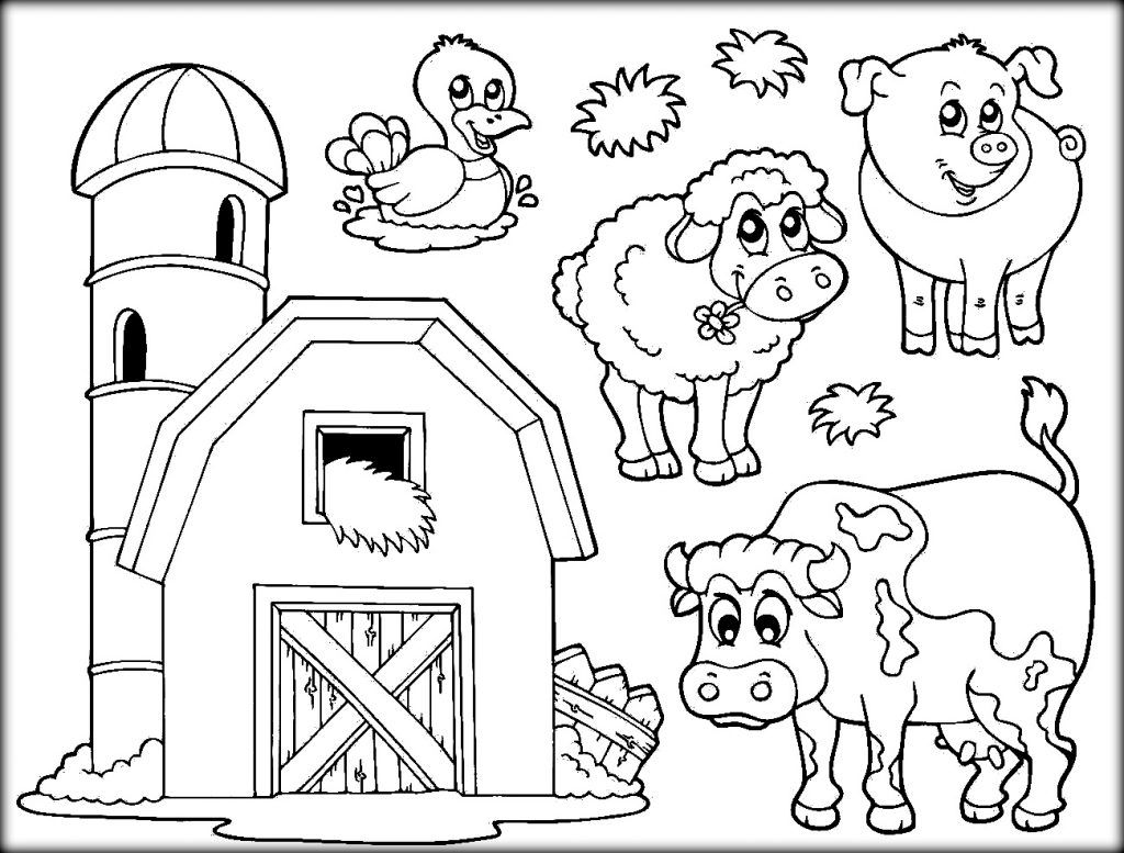 1024x777 Marvelous Animal Farm Coloring Pages Menmadehome Picture For Book