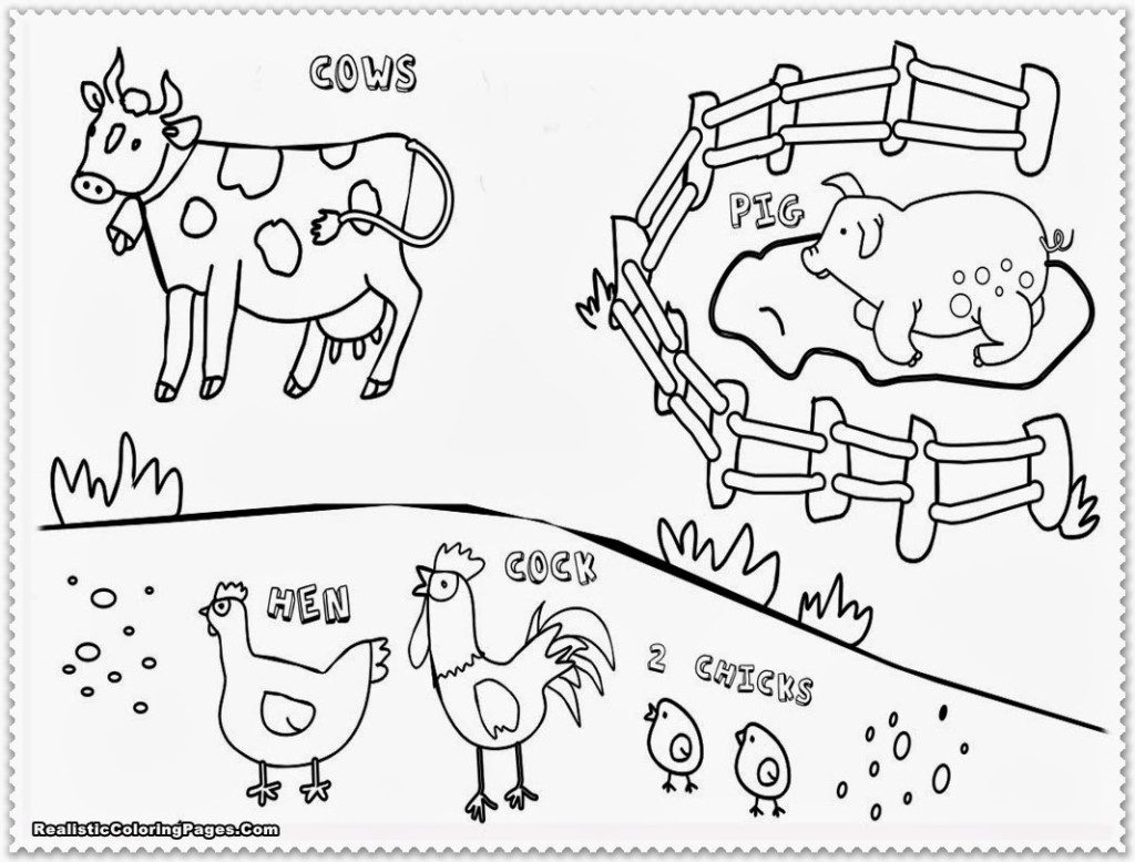 1024x778 Best Of Adult Farm Animal Coloring Pages Bebo Pandco Farm