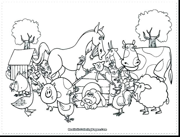 Farm Coloring Pages For Kids