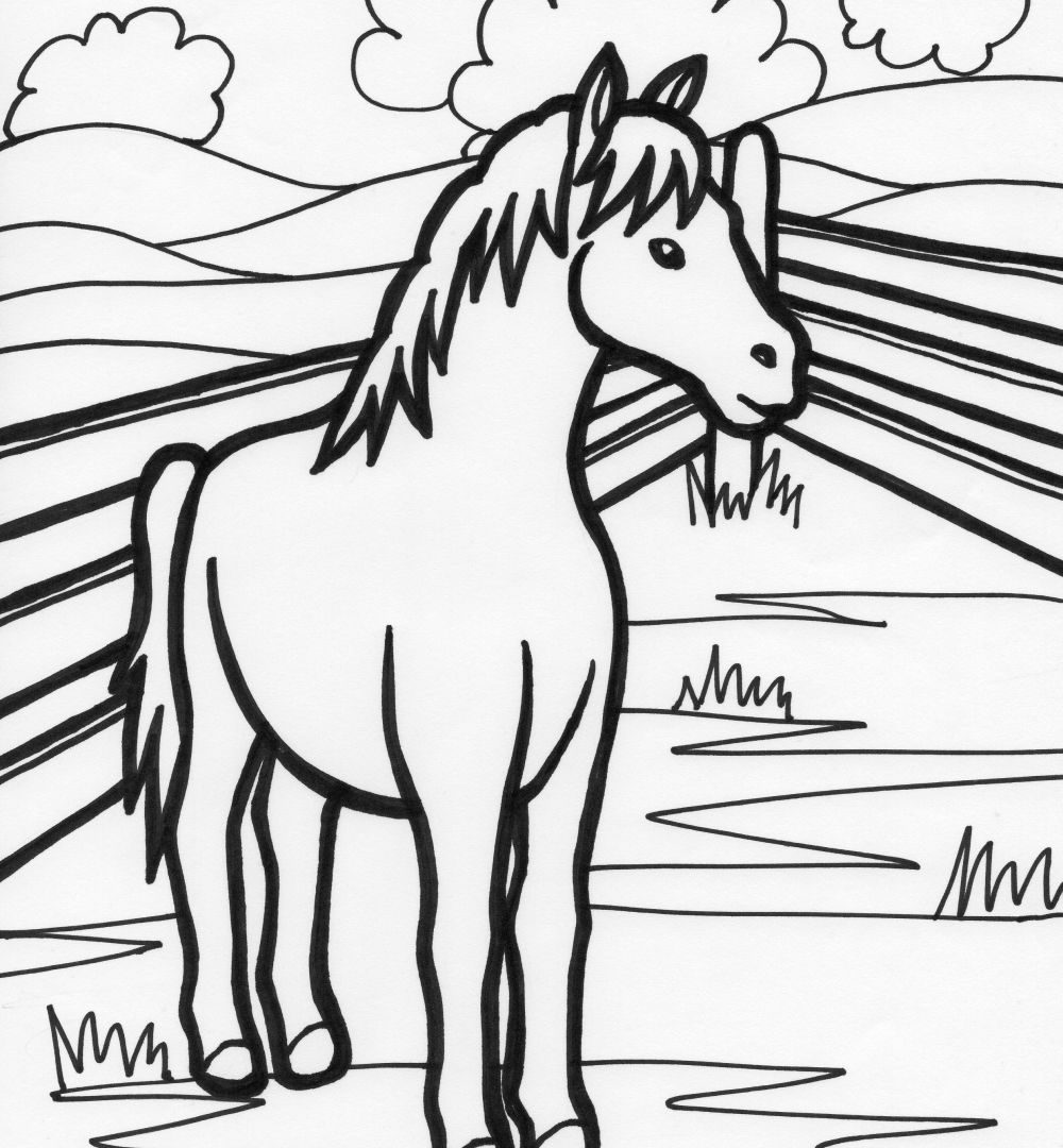 1000x1080 Printable Farm Coloring Pages Preschool Free For Kids Animals