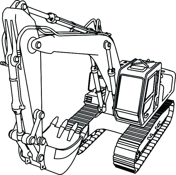 618x615 John Coloring Pages For Kids To Color In Farm Equipment