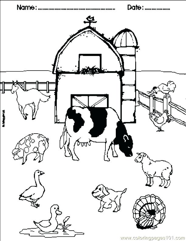 612x792 Farm Equipment Coloring Pages
