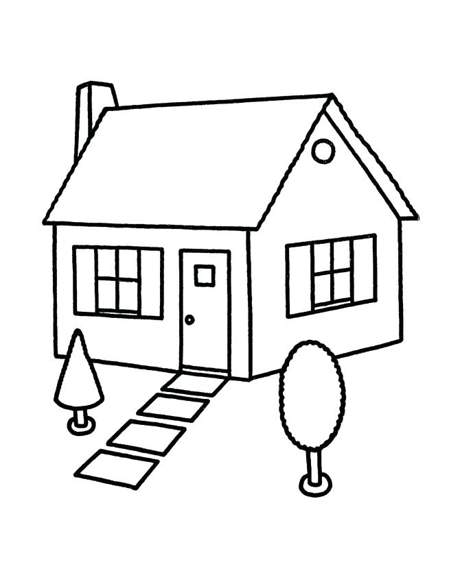670x820 Coloring Pictures Of Houses Fresh Coloring Pages Of Houses