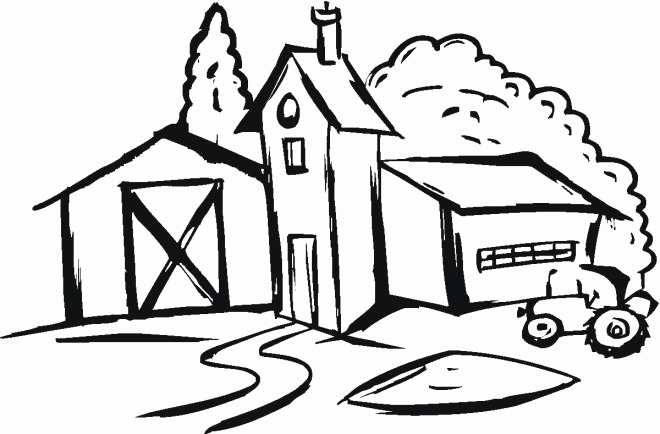 660x434 Farm House Coloring Pages Coloring Pages Houses S Ohmygirl.us