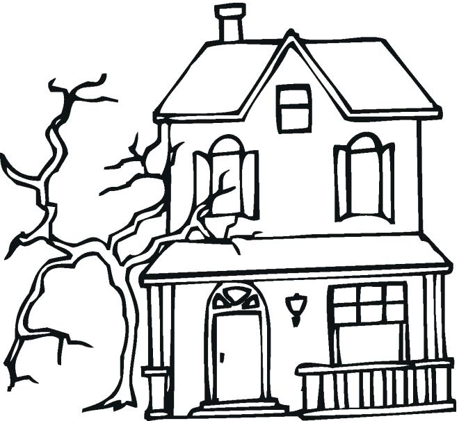 660x606 House Coloring Pages Pages For Farm House Coloring Free Farm