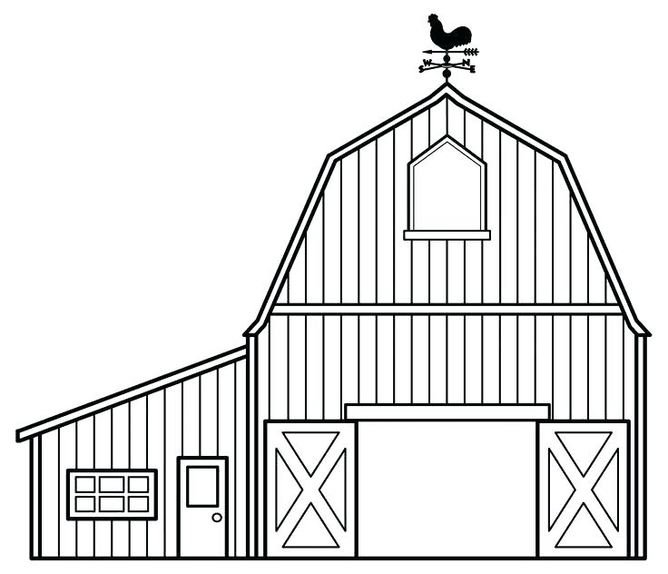 736x632 Barn Coloring Sheets Farm House Coloring Pages Pin Barn Web 2
