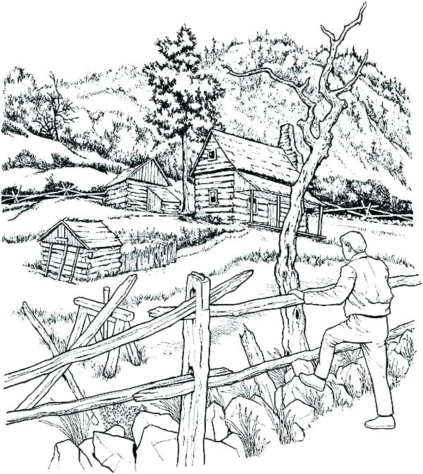 600x672 Farm Coloring Pages Free Farmer Coloring Pages Farmer Coloring