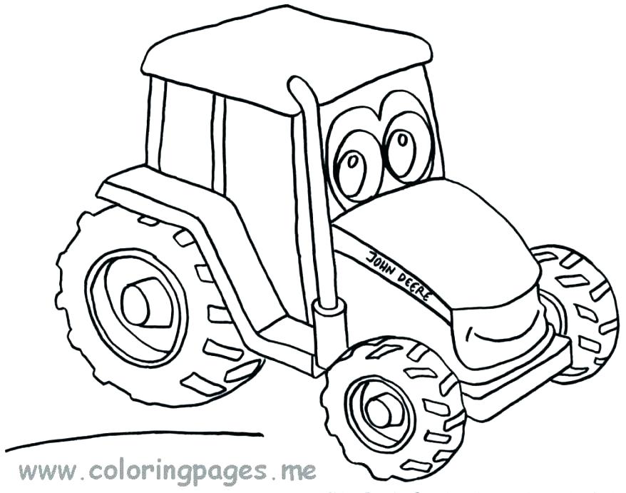 878x691 Farm Tractor Coloring Pages Images Page Download Gallery Of Pr