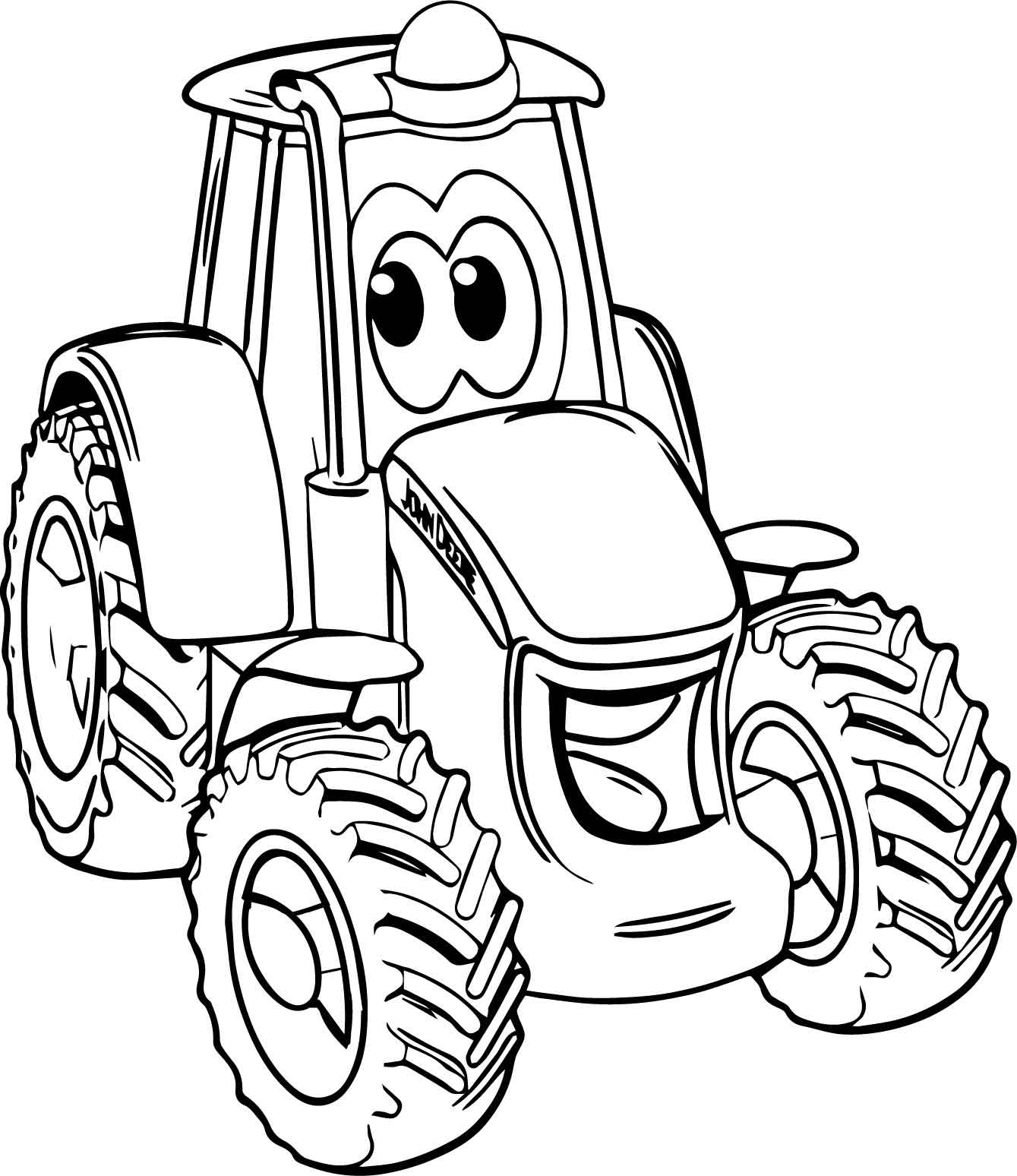Farmall Tractor Coloring Pages