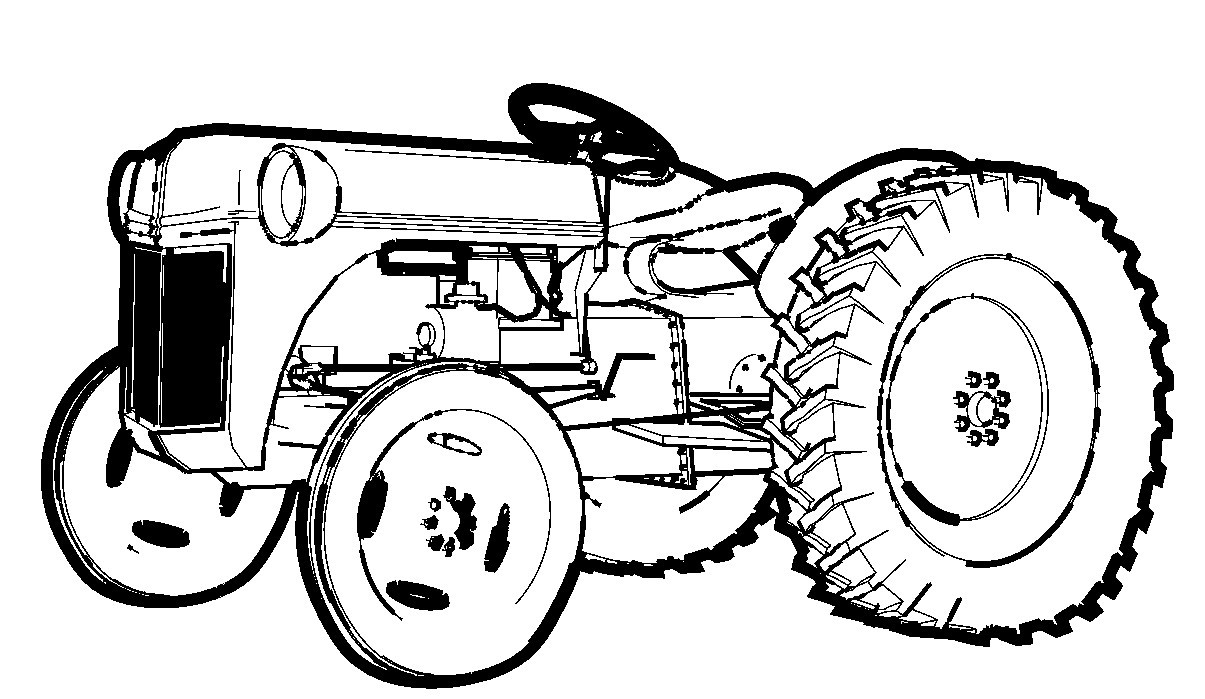 1205x699 New Coloring Pages Tractor Online Farmall Tractors Prepossessing