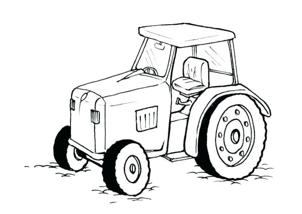 600x425 Coloring Page Tractor Farm Tractor Coloring Page Free Printable