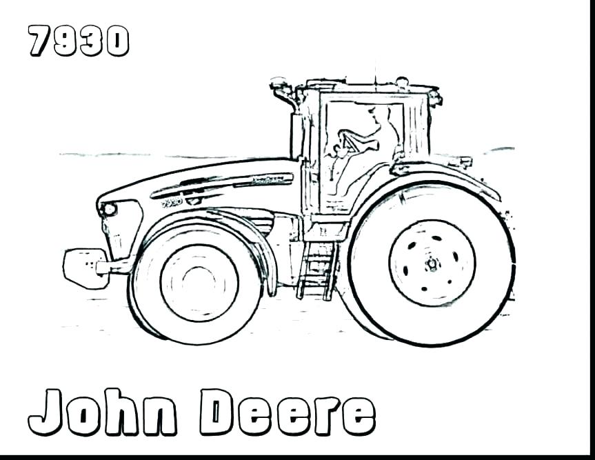 863x667 Coloring Pages Of Tractors Shippa.co