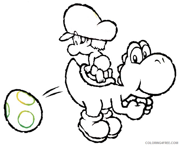 632x511 Yoshi Coloring Pages Fart Coloring4free