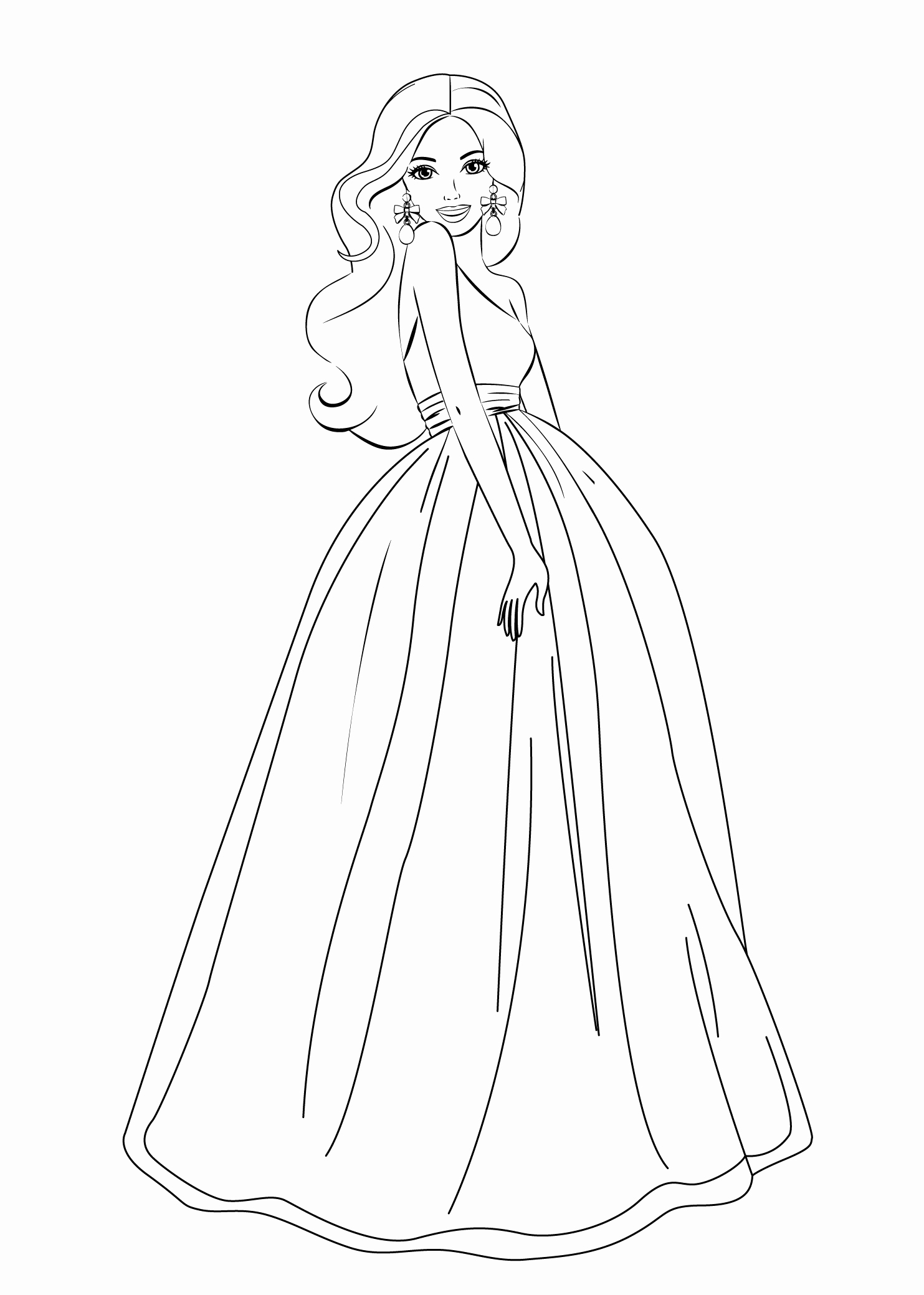 1483x2079 Fashion Coloring Pages Inspirational Barbie Coloring Pages