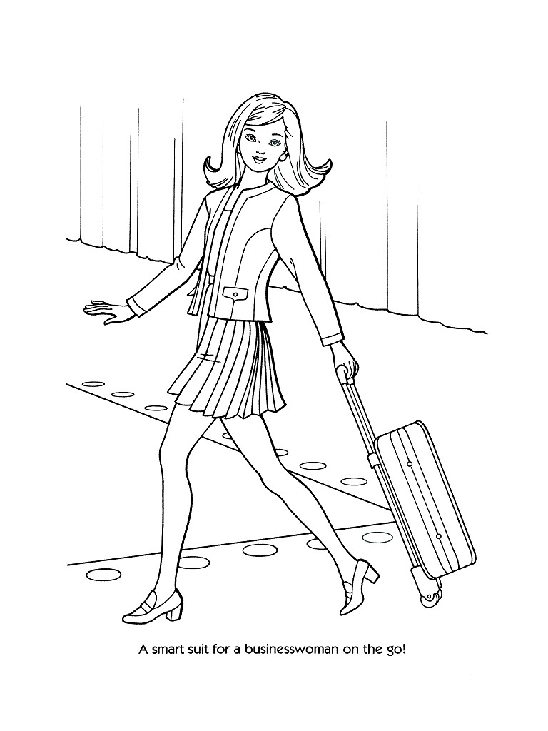 768x1024 Coloring Pages Barbie Painting Designs Canvas