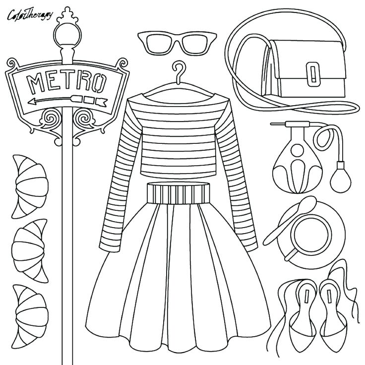 736x736 Barbie Colouring Pages Fashion Fairytale Dresses Kids Coloring
