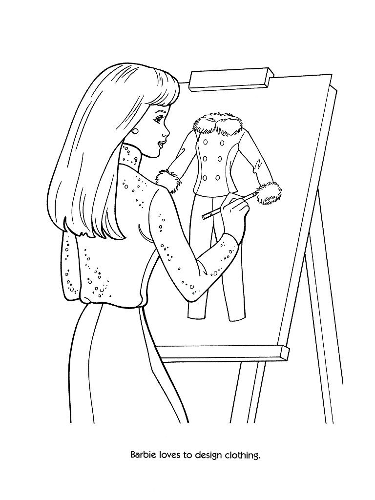 768x1024 Coloring Pages Barbie Fashion Coloring Pages Barbie Fashion Kids