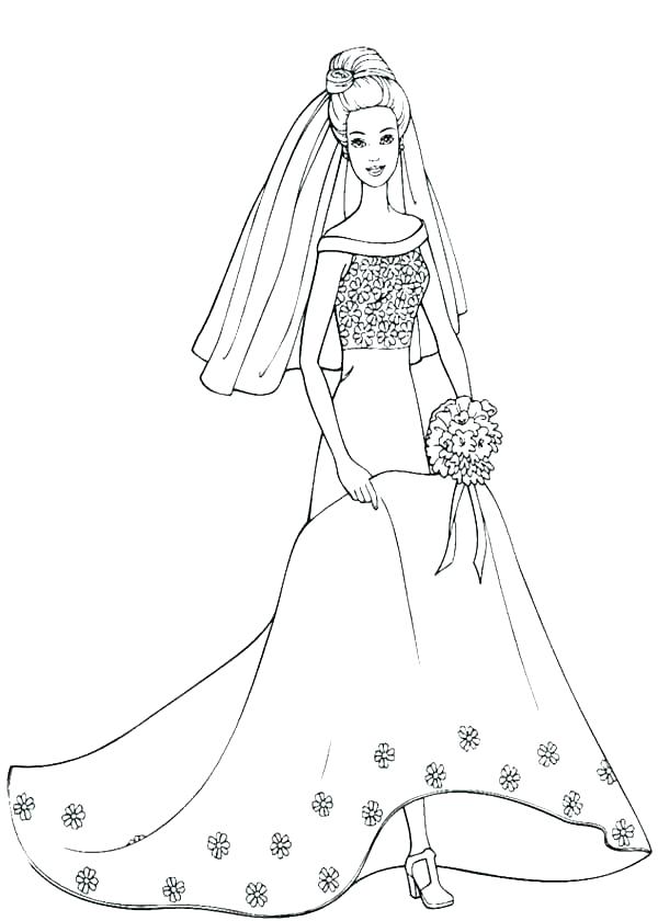 600x840 Dress Coloring Pages Coloring Pages Of Dresses Coloring Pages