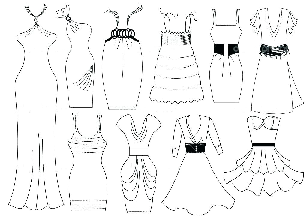 1023x723 Dress Up Coloring Pages Dress Coloring Page Printable Wedding