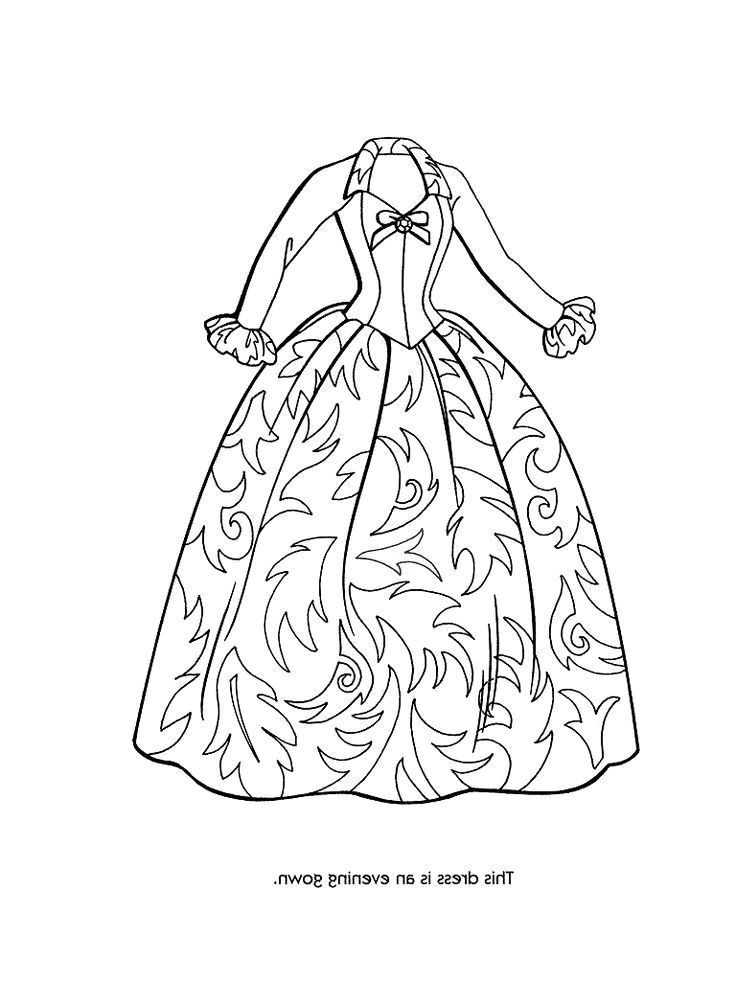 736x981 Party Dress Coloring Pages Is Listed In Our Party Dress Coloring