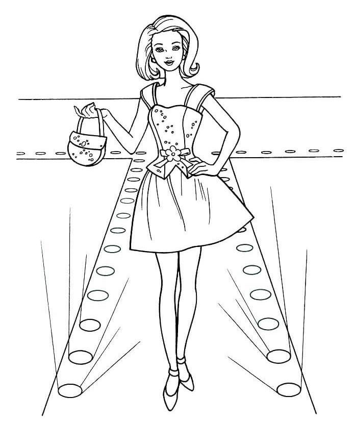 Fashion Show Coloring Pages