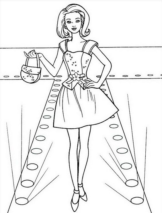 565x745 Topmodel 15 Ausmalbilder Coloring 2