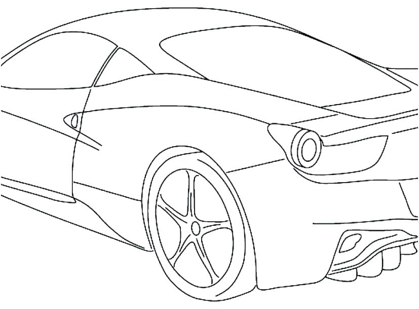 827x609 Sport Car Coloring Pages Coloring Home Sport Car Coloring Pages