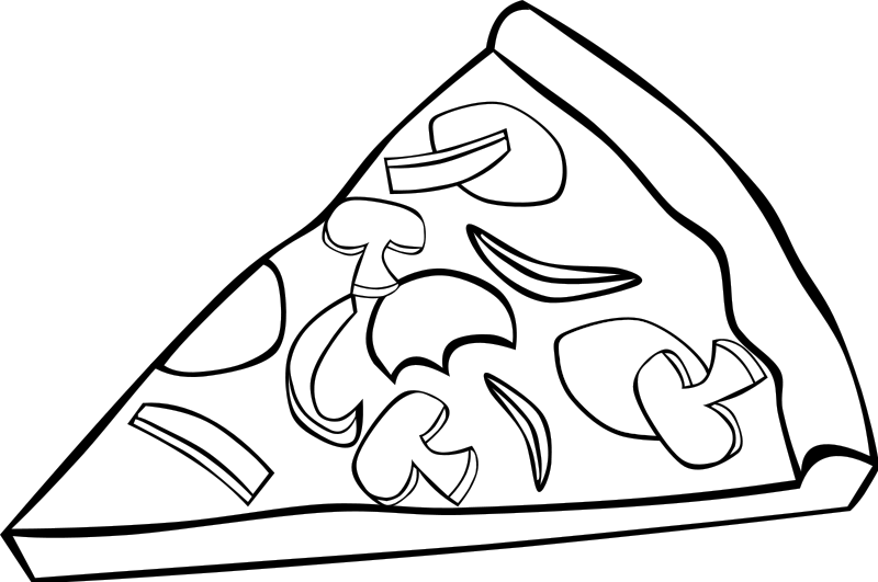 800x531 Fast Food Coloring Pages 3