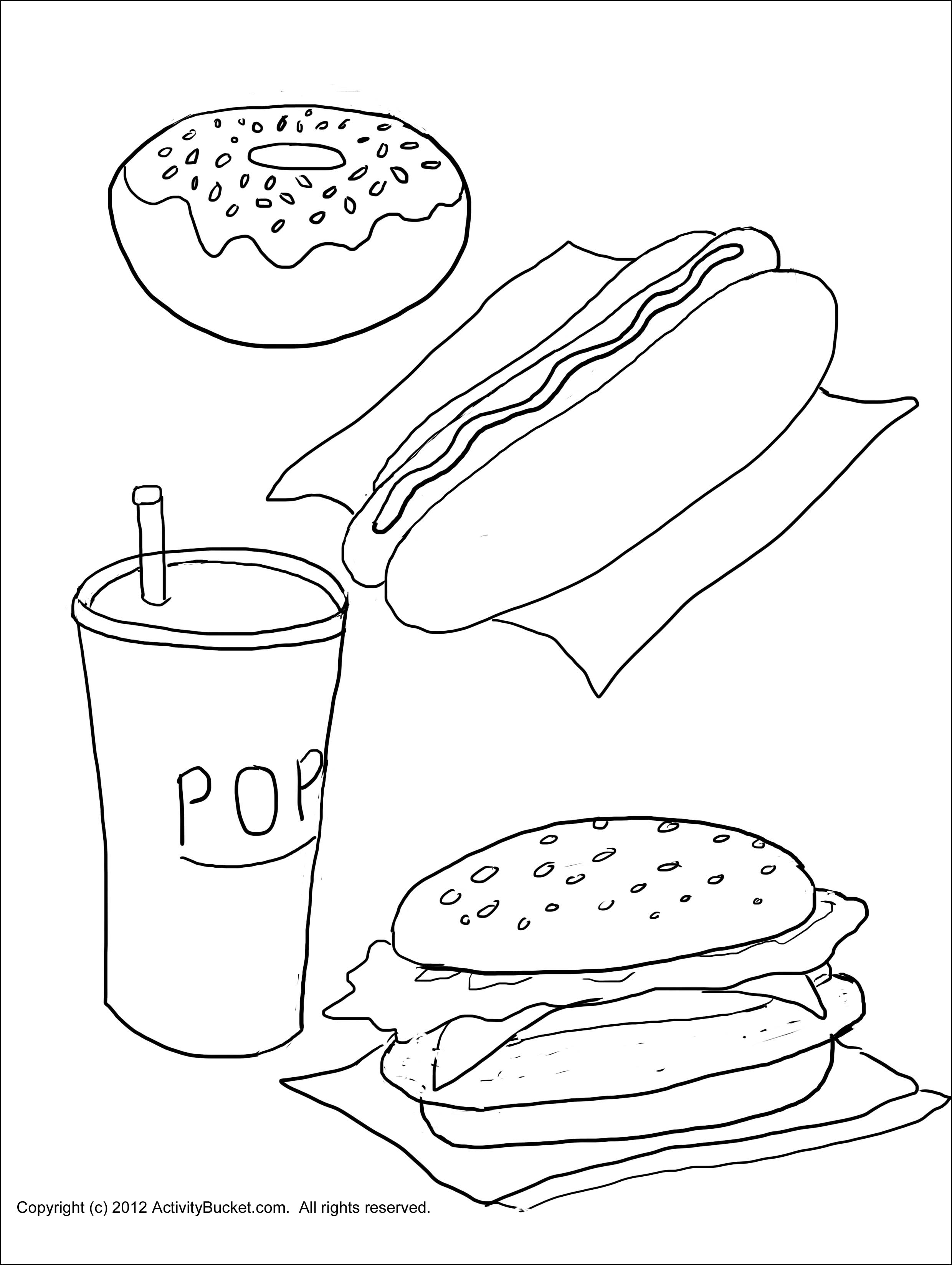 2480x3295 Healthy Coloring Pages To Print