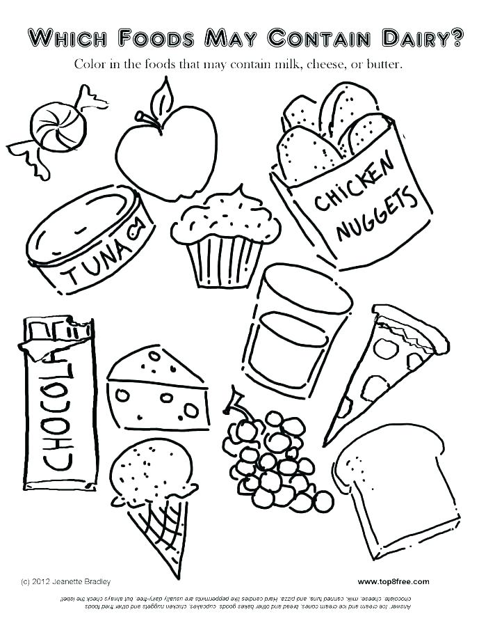 689x892 Fast Food Coloring Pages Impair.co