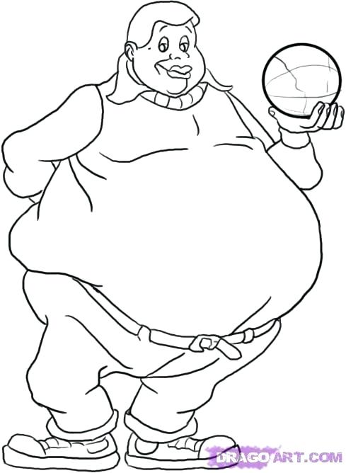 489x668 Fat Albert Printable Coloring Pages Lazy Boy Fuhrer Von