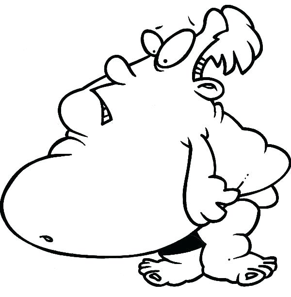 600x612 Boy Color Pages Fat Boy And Girlfriend Drawings Drawing Very