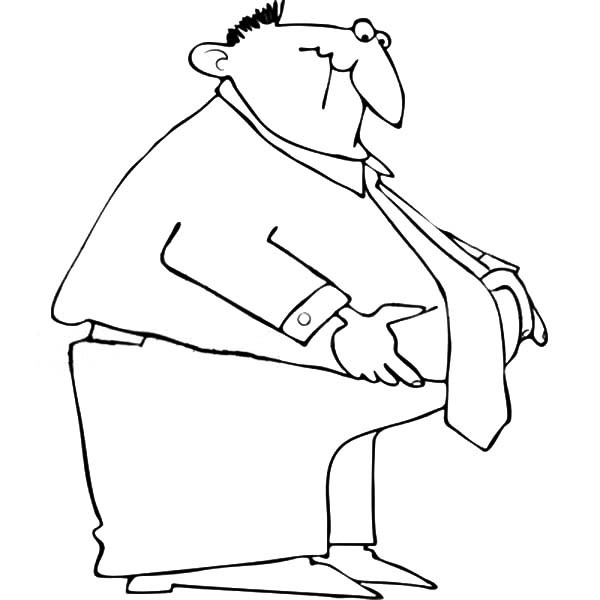 600x600 Fat Business Man Coloring Pages Best Place To Color