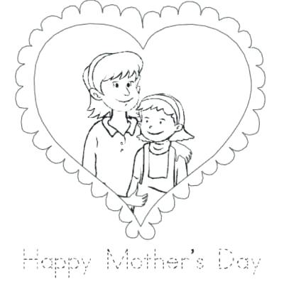 400x400 Mother And Daughter Coloring Pages Father And Daughter Coloring
