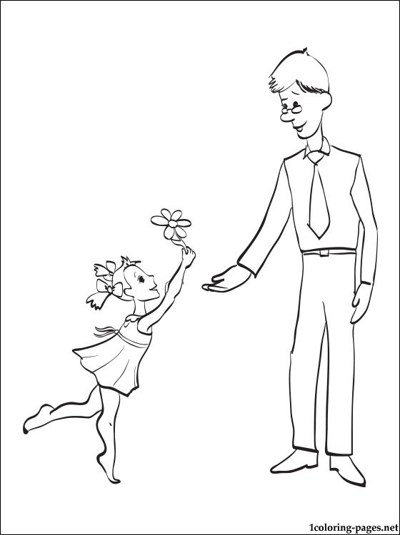 560x750 Coloring Sheet For Father's Day Coloring Pages