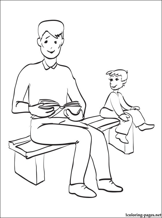 560x750 Father's Day Coloring Page Coloring Pages
