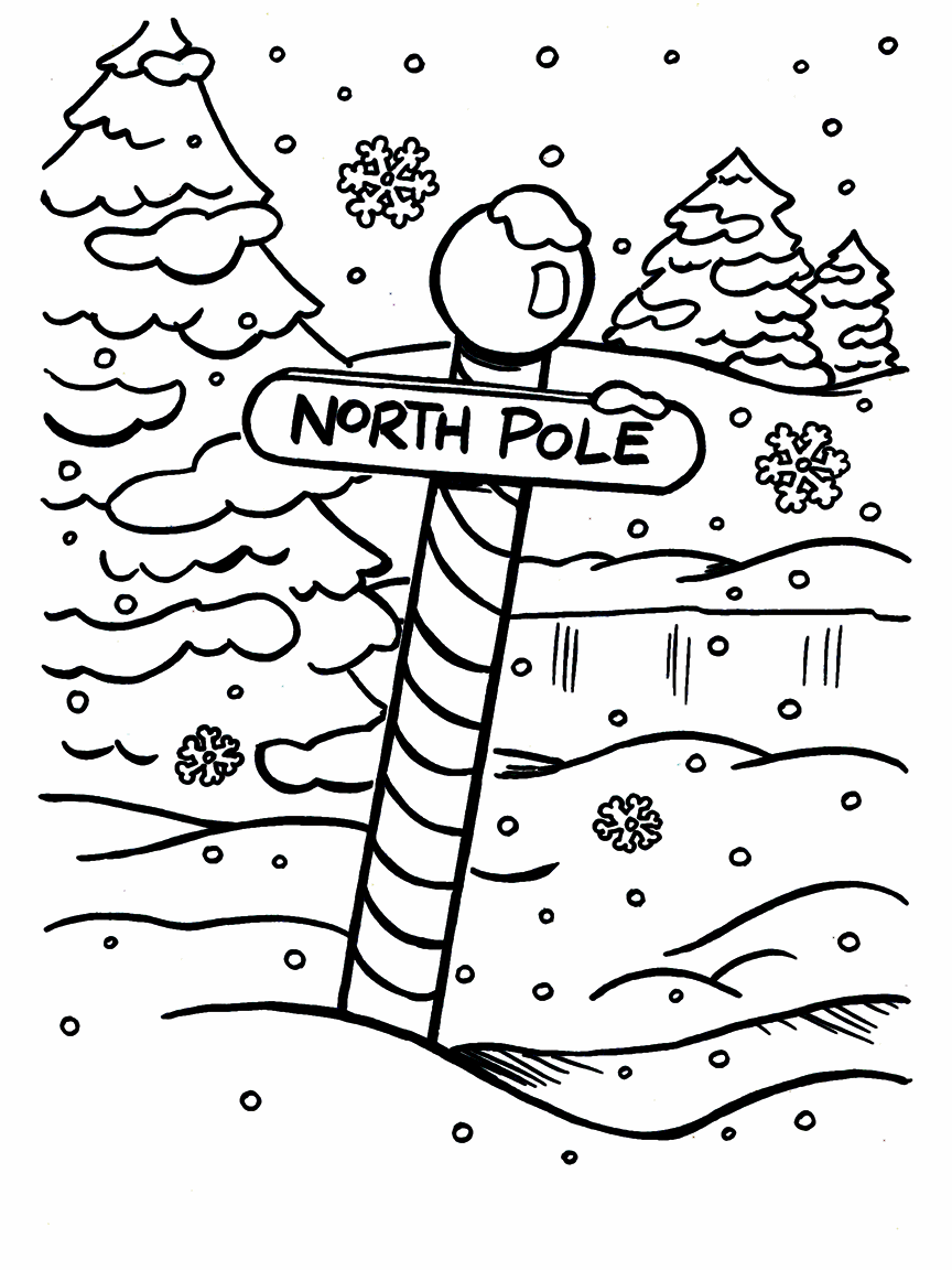 864x1152 Xmas Coloring Pages