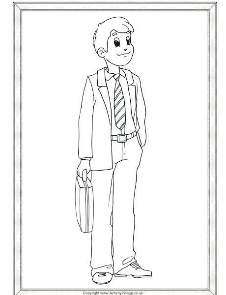 460x600 Father Coloring Pages