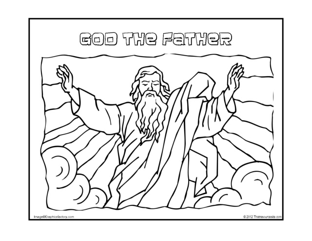 640x494 God Coloring Pages God The Father Coloring Page That Resource Site