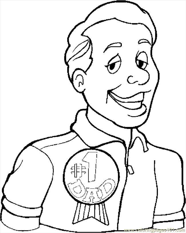 650x814 Dad 1 Coloring Page
