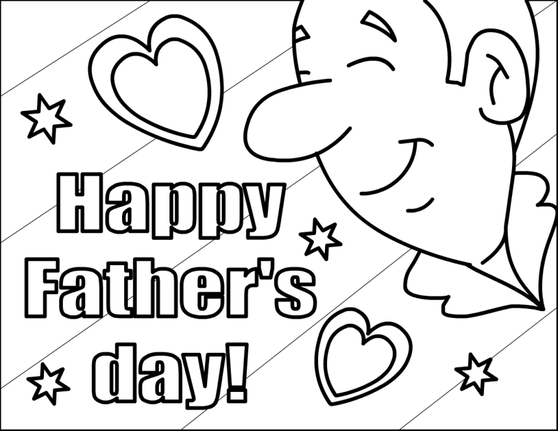 800x618 Happy Father's Day Kids Coloring Pages