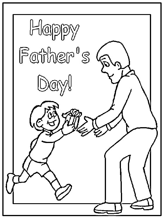 567x756 Happy Fathers Day Coloring Pages Kids World