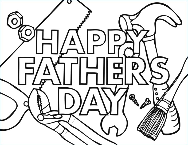Fathers Day Coloring Pages