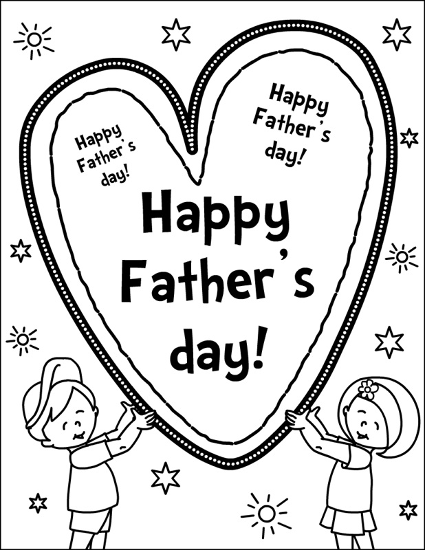 618x800 Fathers Day Coloring Pages Happy Fathers Day Printable Coloring