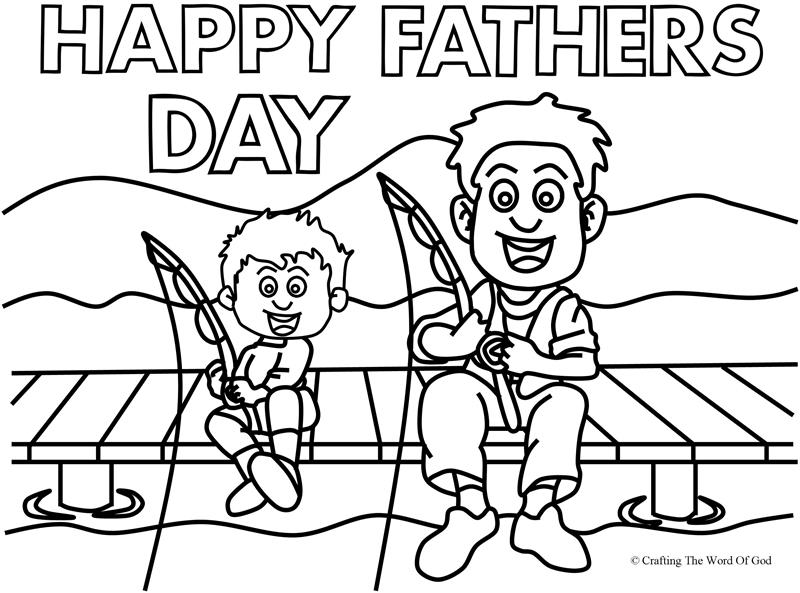800x593 Happy Fathers Day 3 Coloring Page Crafting The Word Of God
