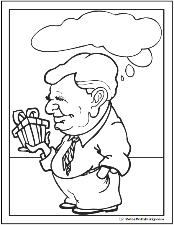 Fathers Day Coloring Pages For Grandpa