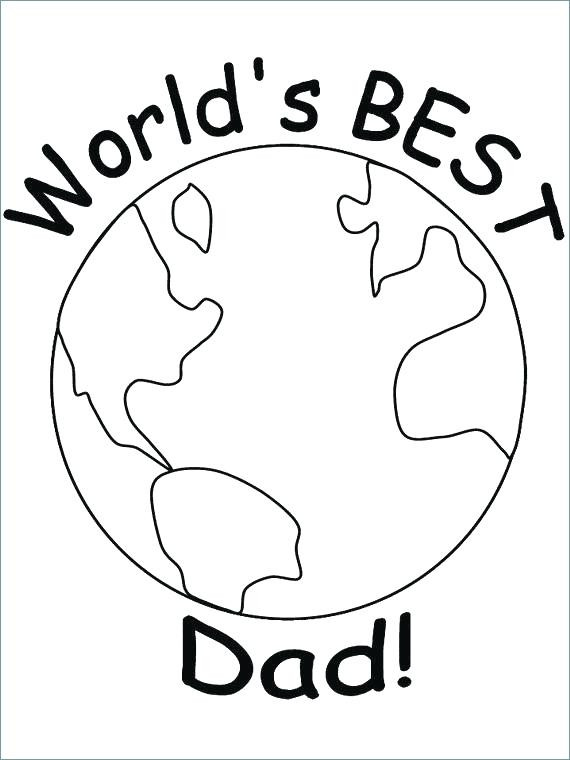 Fathers Day Printable Coloring Pages
