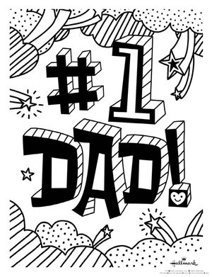 300x391 Fathers Day Coloring Pages Printable 169 Free Printable Father'S