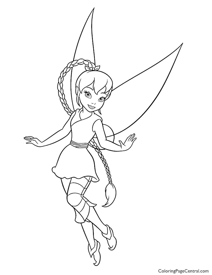 850x1100 Tinkerbell Fawn 01 Coloring Page Coloring Page Central