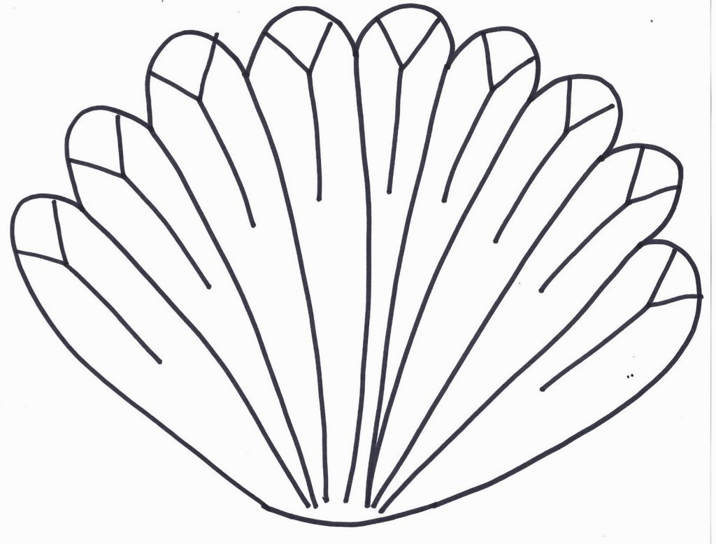 1024x778 Innovative Turkey Drawing Template Skill Feather Coloring Page